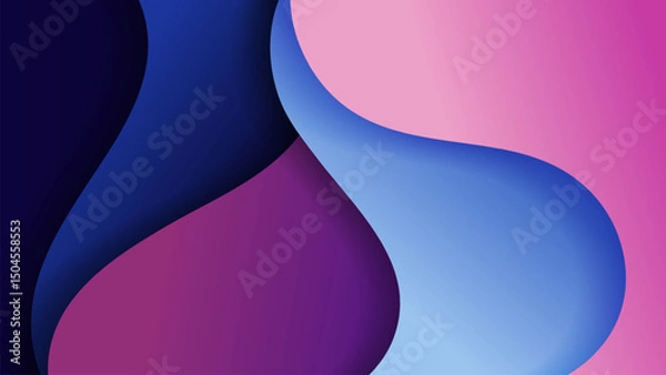 Fototapeta Premium vector background with soft gradient color on background. Eps 10	