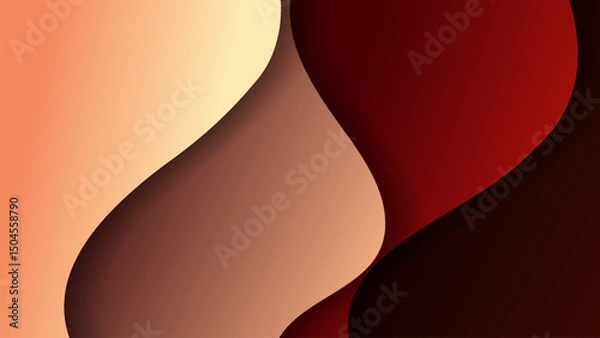 Fototapeta Premium vector background with soft gradient color on background. Eps 10	