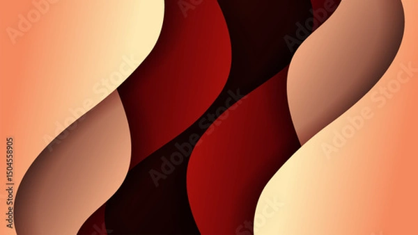 Fototapeta Premium vector background with soft gradient color on background. Eps 10	