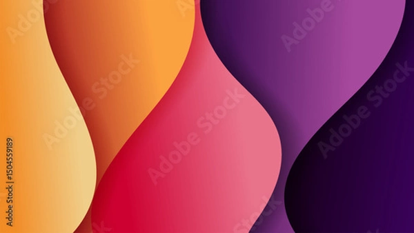 Fototapeta Premium vector background with soft gradient color on background. Eps 10	