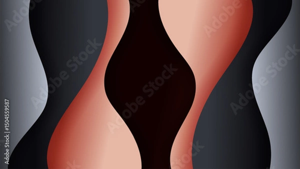 Obraz Premium vector background with soft gradient color on background. Eps 10	