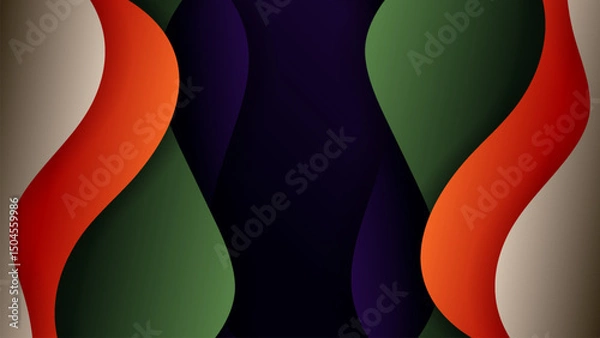 Fototapeta Premium vector background with soft gradient color on background. Eps 10	