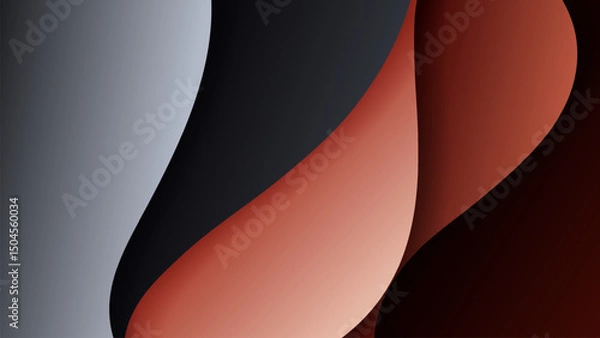 Fototapeta Premium vector background with soft gradient color on background. Eps 10	