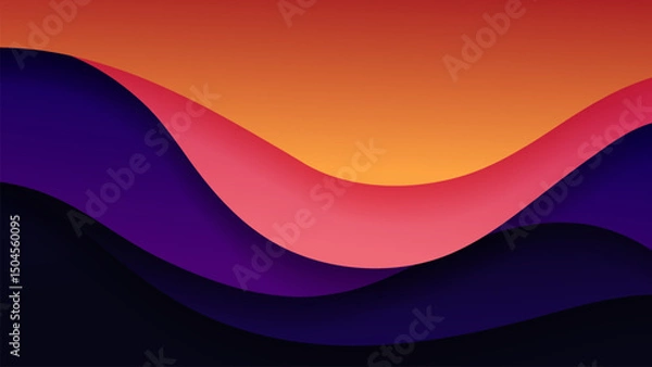 Fototapeta Premium vector background with soft gradient color on background. Eps 10	