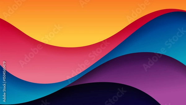 Obraz Premium vector background with soft gradient color on background. Eps 10	