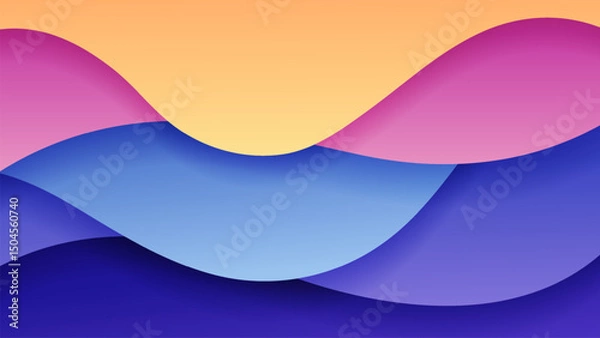 Fototapeta Premium vector background with soft gradient color on background. Eps 10	