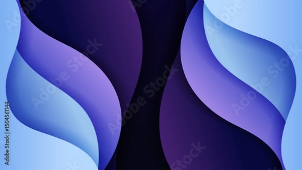 Fototapeta Premium vector background with soft gradient color on background. Eps 10	