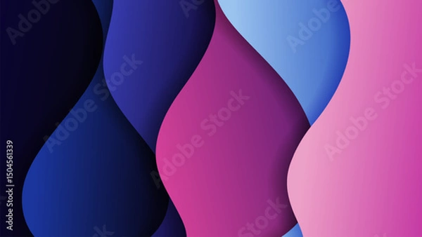 Fototapeta Premium vector background with soft gradient color on background. Eps 10	
