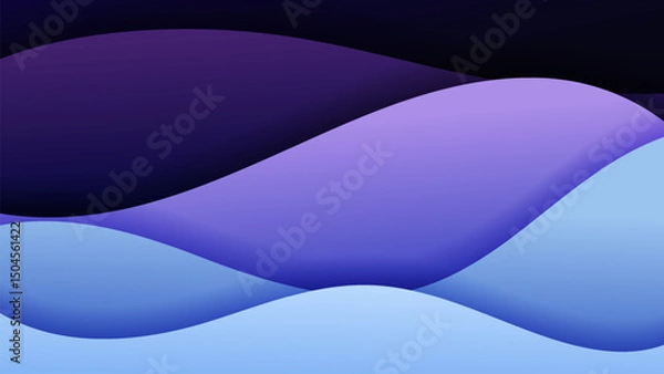Fototapeta Premium vector background with soft gradient color on background. Eps 10	