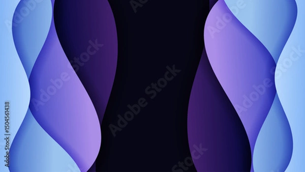 Fototapeta Premium vector background with soft gradient color on background. Eps 10	