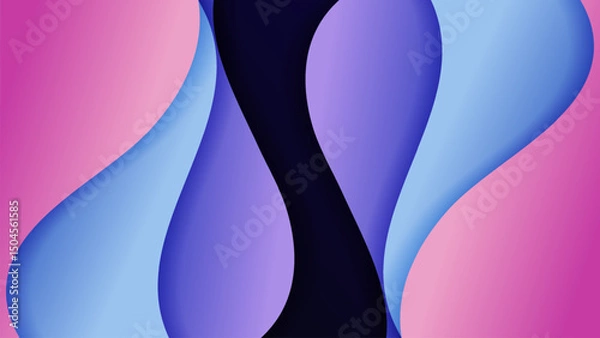 Fototapeta Premium vector background with soft gradient color on background. Eps 10	