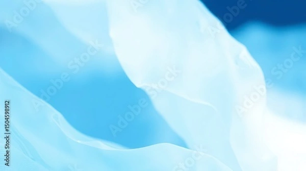 Obraz Abstract Blue Fabric Flowing