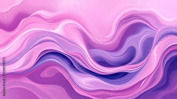 Obraz Soft Pink and Purple Wave Background