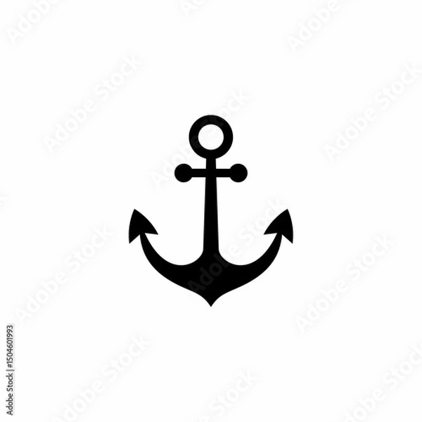 Obraz anchor isolated on white background