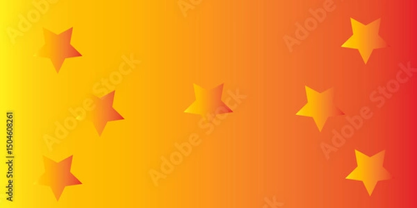 Fototapeta Gold autumn leaf pattern vector illustration wallpaper