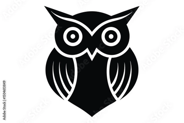 Obraz owl vector icon