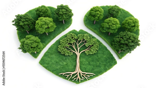 Fototapeta The concept of a healthy heart and donation.3d illustration Advertising of omega and medicines for the heart.3d model of the heart in green tones with a beam of light and a shield. 3D Illustration