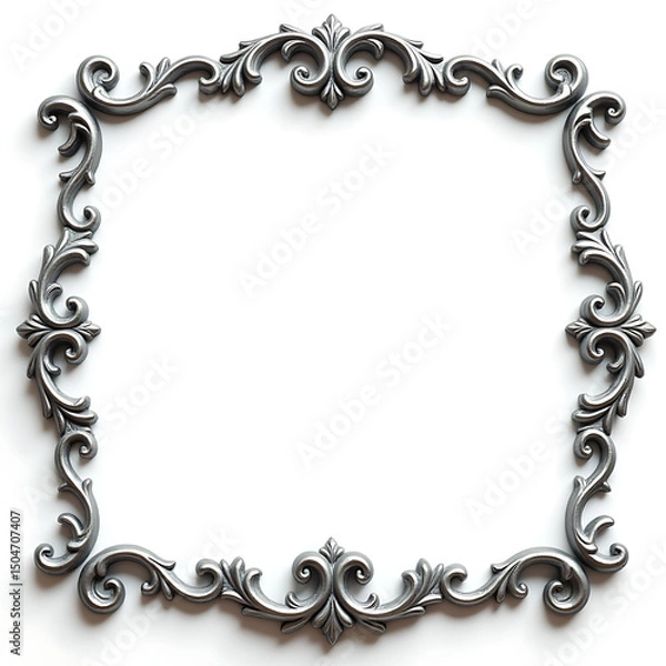 Obraz Fancy silver frame