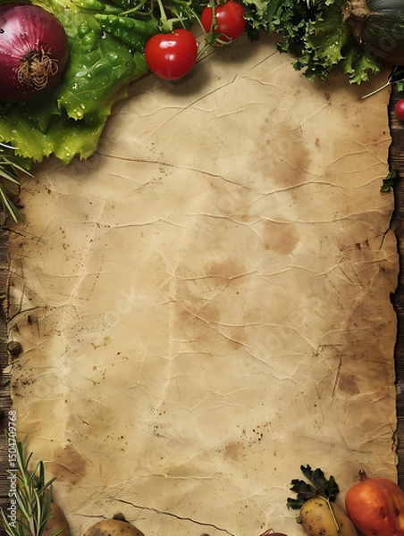 Obraz fresh produce template