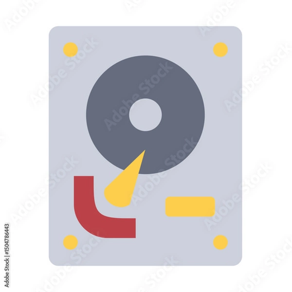 Fototapeta hard disk icon	