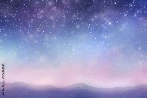 Obraz starry night sky