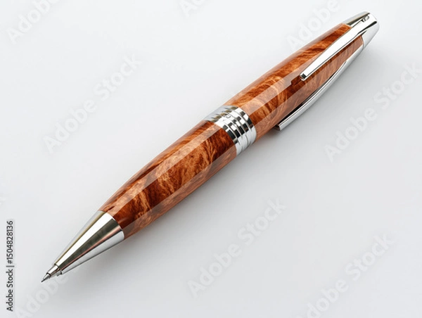 Obraz A secret compartment pen, isolated on a white surface, with hidden storage and no shadow.