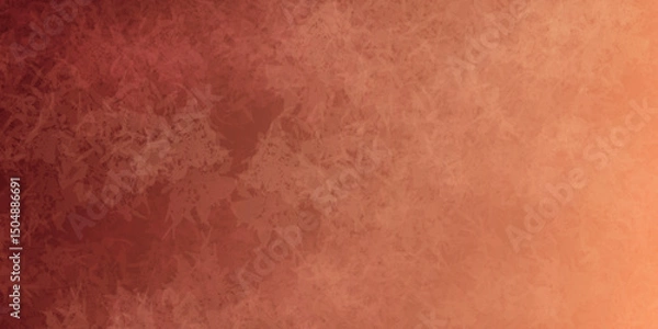 Fototapeta オレンジ　和紙　模様　背景