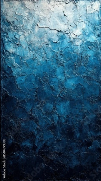 Fototapeta Abstract Blue Texture Deep Ocean Wall Art Canvas Print