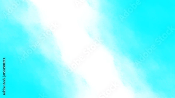 Fototapeta Cyan clouds. Clouds with transparent background of cyan color. Bottomless clouds. Clouds PNG. Cloud frames loose clouds and backgrounds with cloud textures with transparencies.

