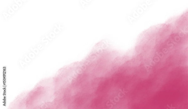 Fototapeta Pink clouds. Clouds with transparent background of pink color. Bottomless clouds. Clouds PNG. Cloud frames loose clouds and backgrounds with cloud textures with transparencies.