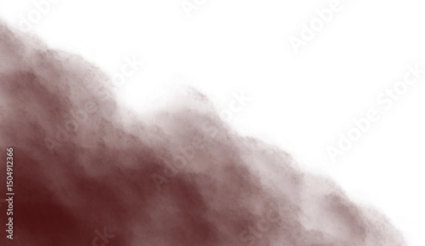 Fototapeta Blood red clouds. Clouds with transparent background of blood red color. Bottomless clouds. Clouds PNG. Cloud frames loose clouds and backgrounds with cloud textures with transparencies.