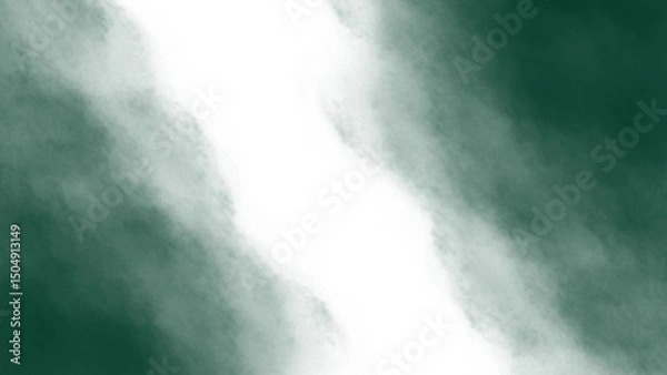 Fototapeta Green clouds. Clouds with transparent background of green color. Bottomless clouds. Clouds PNG. Cloud frames loose clouds and backgrounds with cloud textures with transparencies.
