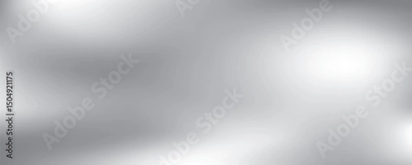 Fototapeta Abstract white and gray gradient background. Vector illustration.