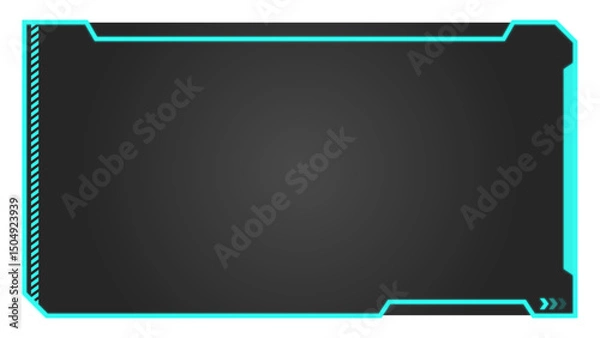 Obraz サイバーな感じの背景