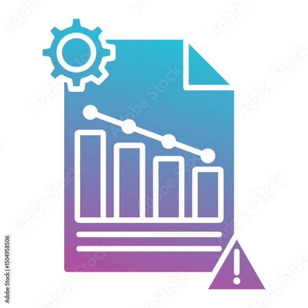 Fototapeta crisis management icon