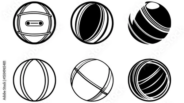 Obraz Ball icon set
