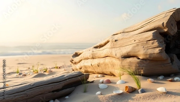 Obraz beach at sunset