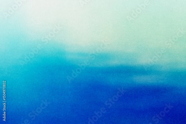 Fototapeta ざらざらの紙とぼやけた穏やかな海の水面