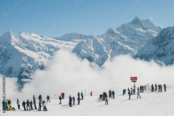 Obraz Winter in Wengen