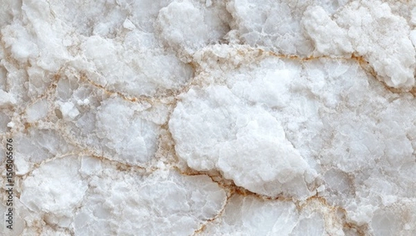 Fototapeta Close-up view of white marble stone texture