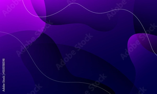 Fototapeta Abstract purple background with lines. Eps10 vector