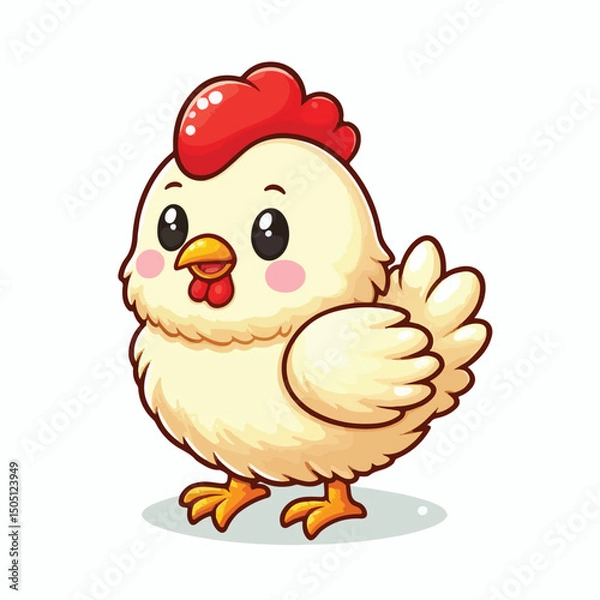 Obraz Vector Cartoon Chiken