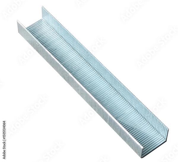 Obraz Stapler pin set for office use isolated background