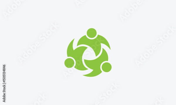 Obraz Monogram  nature tree logo template