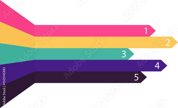 Obraz infographic arrows template