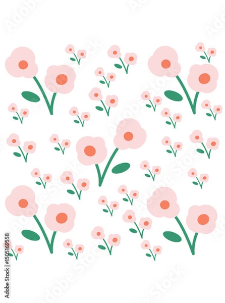 Obraz This stunning image showcases an intricate, abstract Indian floral design. Delicate, swirling patterns and vibrant, jewel-toned flowers dance across the canvas, set against a crisp, white background