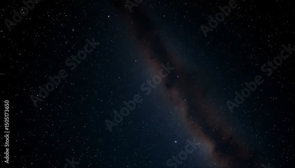 Fototapeta Milky Way galaxy visible in the deep night sky