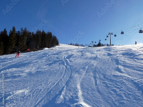 Obraz Grießenkareckabfahrt in Richtung Wagrein