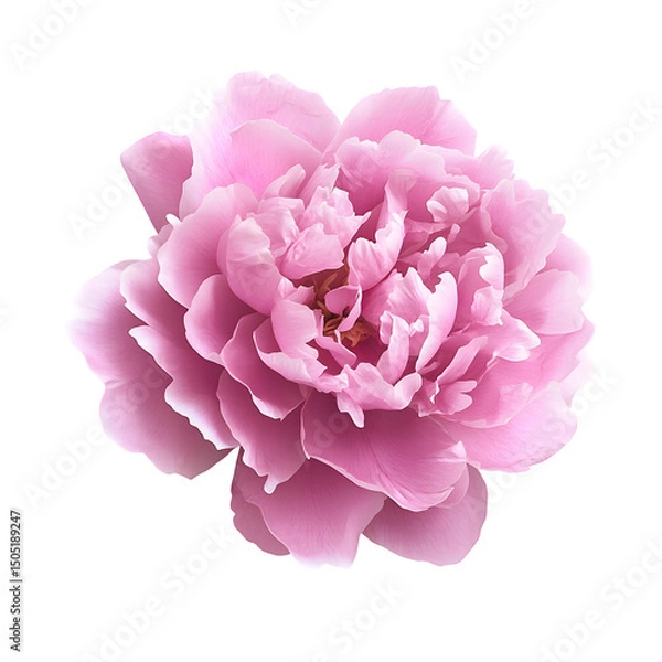 Fototapeta Peony flower background texture isolate on white background