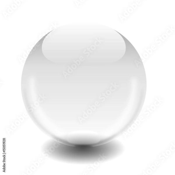 Obraz glaskugel illustration